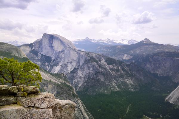 View of Half Dome from Yosemite Point